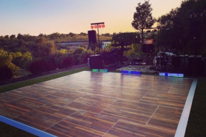 dance floor hire algarve